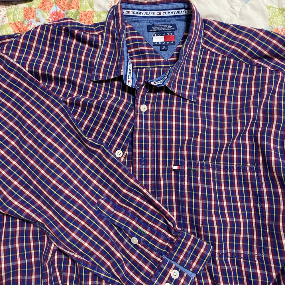 Vintage tommy jeans button up
